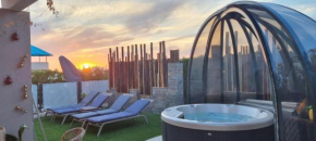 Sunset sea view & garden Spa Cala Tarida 6p max